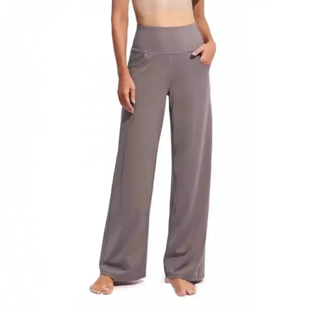 ☑️Gray Women's flare leggings